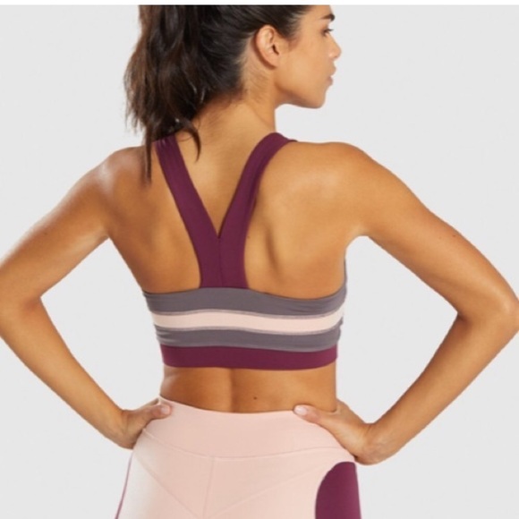 Gymshark Illusion Color block Sports Bra - Picture 3 of 9